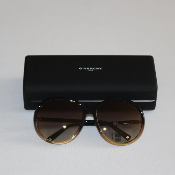 GIVENCHY 7180/S GLN BROWN YELLOW 61MM ROUND SUNGLASSES